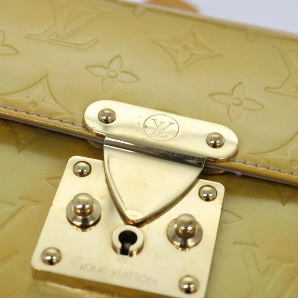 LOUIS VUITTON Monogram Vernis Spring street Hand Bag Gris M91029 LV Auth 84706 - Picture 10 of 16